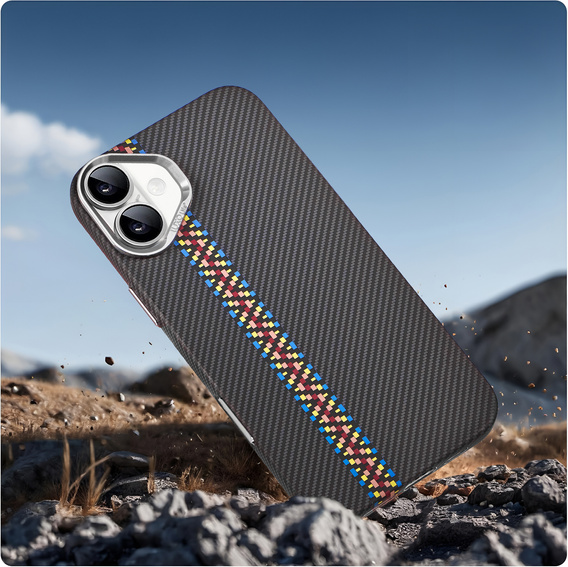 MagSafe's iPhone 16 Plus Case, Carbon Fiber, black