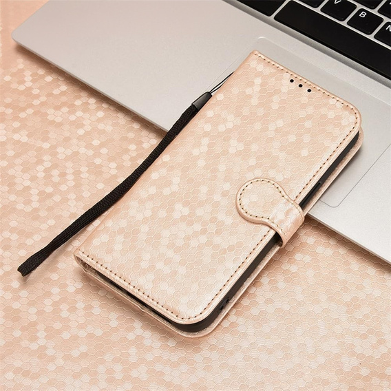 Flip case for Infinix Hot 40i, Wallet Rhombus, pink