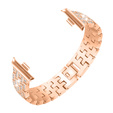 Diamond bracelet for Xiaomi Smart Band 8 Pro, Pink rose gold