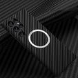 Case for Samsung Galaxy S21 Ultra, Magsafe Slim Carbon, black