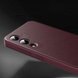 Flip case for Samsung Galaxy S25 Edge, Smart View Wallet, maroon