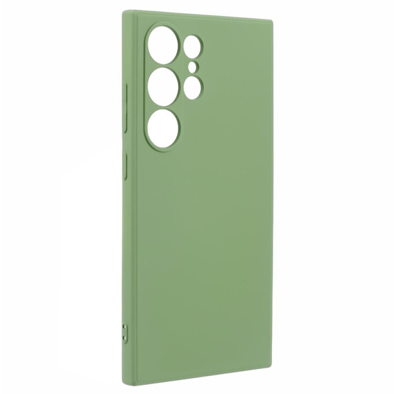 Case for Samsung Galaxy S24 Ultra, Silicone Lite, green
