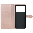 Flip case for Xiaomi Poco X6 Pro 5G, Mandala, pink rose gold