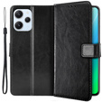 Flip case for Xiaomi Redmi 12, Crazy Horse Wallet, black