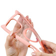 Case for iPhone 16 Pro, for MagSafe, Cute Cat, pink + Screen Glass