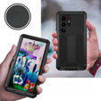 Armored case for Samsung Galaxy S23 Ultra, R-JUST CamShield Slide, black