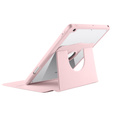 Case for iPad 10.2" 2021/2020/2019 (9/8/7 gen.), with stylus space, 360° rotatable, pink
