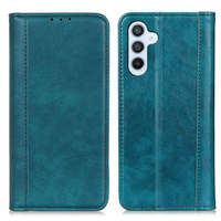 Split Leather flip case for Samsung Galaxy A37 5G, green