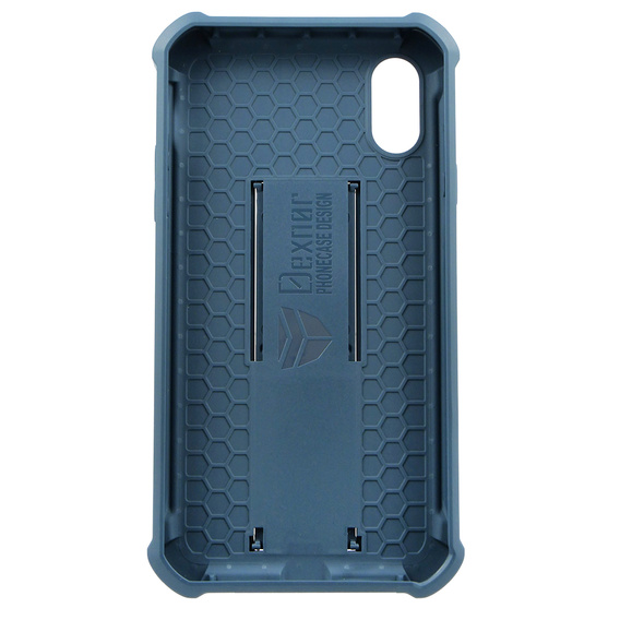 Armored case for iPhone X / XS, Dexnor Full Body, dark blue