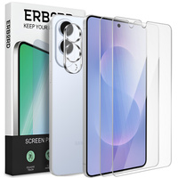 2x Tempered Glass ERBORD 9H Hard Glass for phone screen for Samsung Galaxy S25 Edge