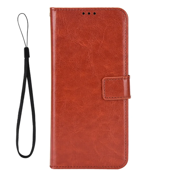 Flip case for Realme 12 Pro 5G / 12 Pro+ 5G, Crazy Horse Wallet, brown