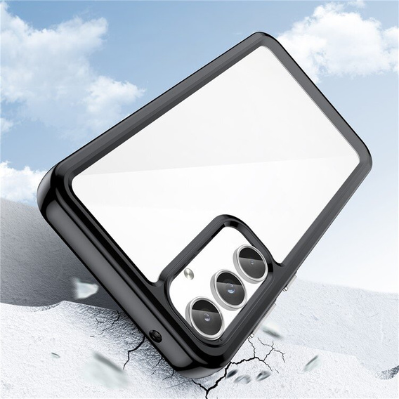 Case for Samsung Galaxy A55 5G, Fusion Hybrid, transparent / black
