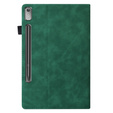 Case for Lenovo Tab P11 Pro Gen 2 TB132FU TB132XU 11.2", Classic, with space for stylus, green