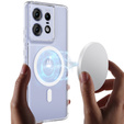 Case for Motorola Edge 50 Pro, Fusion Hybrid, for MagSafe, transparent