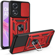 Case for Oppo A78 5G, CamShield Slide, red