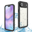 Case for iPhone Air, IP68 waterproof Redpepper, black