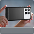 Case for Xiaomi Poco F6 Pro, Carbon, black