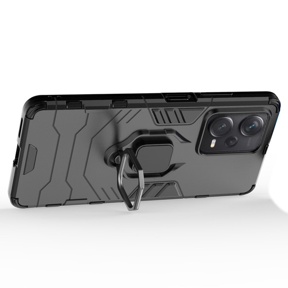 Case for Xiaomi Redmi Note 12 Pro+ 5G, Kickstand Ring, black