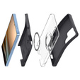 Spigen Case for Samsung Galaxy S25 Ultra, Silicone Fit Mag, black + Tempered Glass