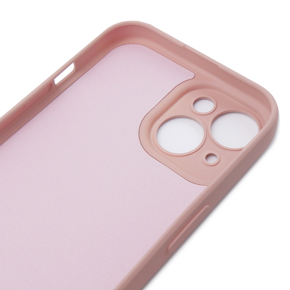 Case for iPhone 15, Silicone Lite, orange