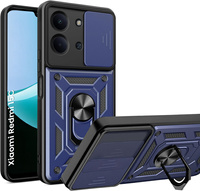 Armoured case for Xiaomi Redmi 15C 4G/LTE, CamShield Slide, blue