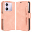 Flip case for Xiaomi Poco M7 Pro 5G, Card Slot, pink