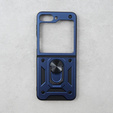 Armor Case for Samsung Galaxy Z Flip5 5G, Nox Case Ring, blue