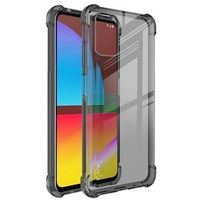 IMAK case for HTC Desire 21 Pro 5G, Dropproof, transparent / black