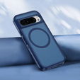 Case with frame for Google Pixel 9 / Google Pixel 9 Pro, for MagSafe, blue