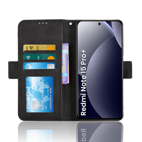 Card Slot Flip Case for Xiaomi Redmi Note 15 Pro Plus 5G / Poco M8 Pro 5G