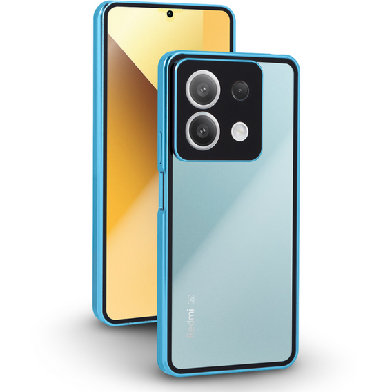 Case for Xiaomi Redmi Note 13 5G, Magnetic Dual Glass, blue