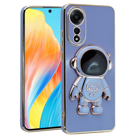 Case for Oppo A78 4G, Astronaut, blue