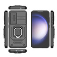 Case for Samsung Galaxy S24, KickStand Camera Lens, black