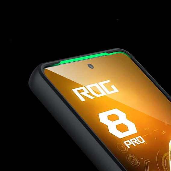 Case for ASUS ROG Phone 8 Pro, Fusion Hybrid, with camera protection, matt / black