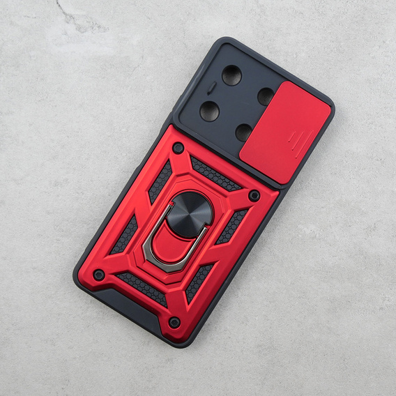 Case for Infinix Note 30 5G, CamShield Slide, red