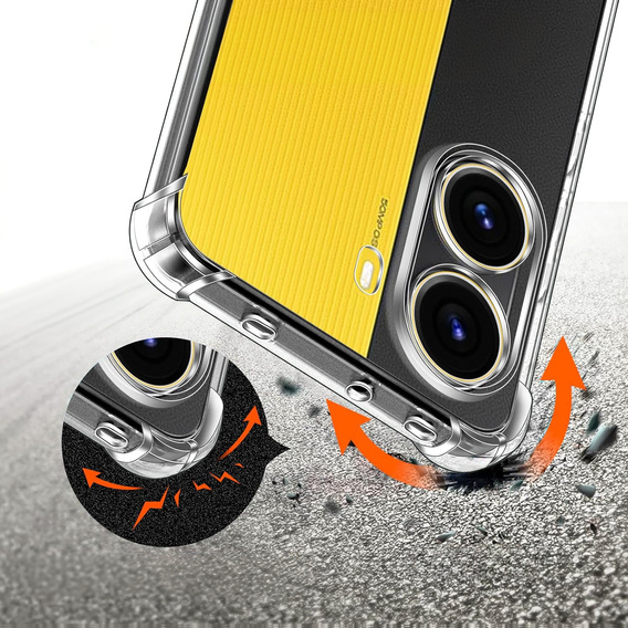 Case for Xiaomi Poco X7 Pro 5G, Dropproof, transparent
