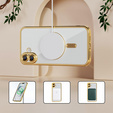 Case for iPhone 16 Plus, Electro MagSafe, gold + Screen Glass