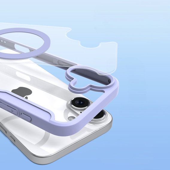 Dux Ducis Case for iPhone 16, Skin X Pro, MagSafe, purple