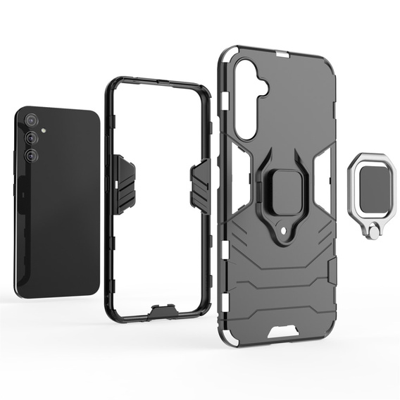 Case for Samsung Galaxy A34 5G, Kickstand Ring, black