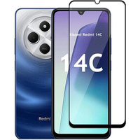 3D Tempered Glass for Xiaomi Redmi 14C / Xiaomi Poco C75, black frame