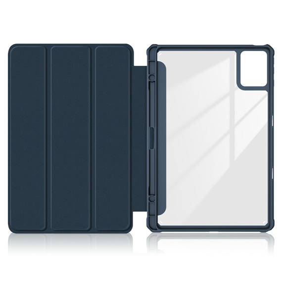 Case for Lenovo Tab K11 Plus, Smartcase Hybrid, with stylus space, dark blue