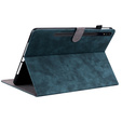 Case for Samsung Galaxy Tab S9, Wallet Pen Slot, blue