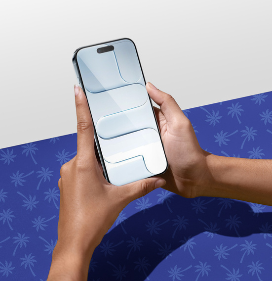 Diamond Palm Tempered Glass for iPhone Air