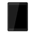 Case for iPad 10.2 2021 / 2020 / 2019, Tire Armor, black