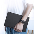 Case + keyboard Apple iPad Pro 11" 5 gen. 2024, Dux Ducis TouchPad Leather Pen Slot, black