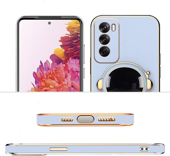 Case for Oppo Reno 12, Astronaut, blue