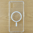 Case for Nothing Phone 2, Fusion Hybrid, for MagSafe, transparent