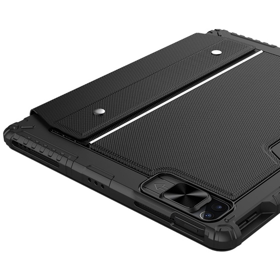 Keyboard case for iPad Pro 12.9” 2022/2021/2020 (6th/5th/4th gen.), NILLKIN Bumper Pen Slot, black