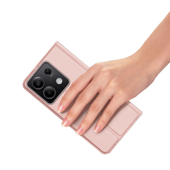 Dux Ducis Case for Xiaomi Redmi Note 13 5G, Skinpro, pink rose gold