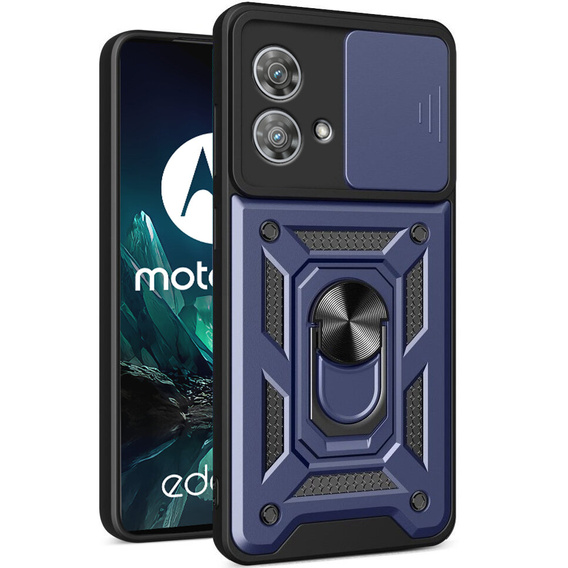Case for Motorola Edge 40 Neo, CamShield Slide, blue
